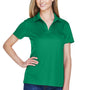 Devon & Jones Womens CrownLux Performance Moisture Wicking Short Sleeve Polo Shirt - Kelly Green