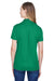 Devon & Jones DG20W Womens CrownLux Performance Moisture Wicking Short Sleeve Polo Shirt Kelly Green Model Back