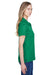 Devon & Jones DG20W Womens CrownLux Performance Moisture Wicking Short Sleeve Polo Shirt Kelly Green Model Side