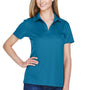 Devon & Jones Womens CrownLux Performance Moisture Wicking Short Sleeve Polo Shirt - Dark Teal Blue