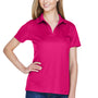 Devon & Jones Womens CrownLux Performance Moisture Wicking Short Sleeve Polo Shirt - Crown Raspberry Pink