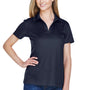 Devon & Jones Womens CrownLux Performance Moisture Wicking Short Sleeve Polo Shirt - Navy Blue