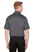 Devon & Jones DG21 Mens CrownLux Range Flex Performance Moisture Wicking Short Sleeve Polo Shirt Graphite Grey Model Back