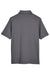 Devon & Jones DG21 Mens CrownLux Range Flex Performance Moisture Wicking Short Sleeve Polo Shirt Graphite Grey Flat Back