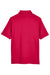 Devon & Jones DG21 Mens CrownLux Range Flex Performance Moisture Wicking Short Sleeve Polo Shirt Red Flat Back