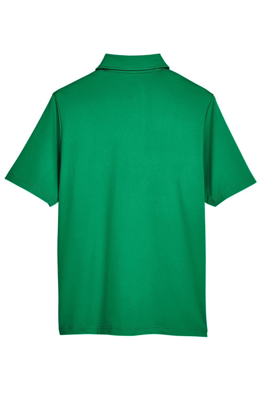 Devon & Jones DG21 Mens CrownLux Range Flex Performance Moisture Wicking Short Sleeve Polo Shirt Kelly Green Flat Back