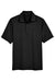 Devon & Jones DG21 Mens CrownLux Range Flex Performance Moisture Wicking Short Sleeve Polo Shirt Black Flat Front