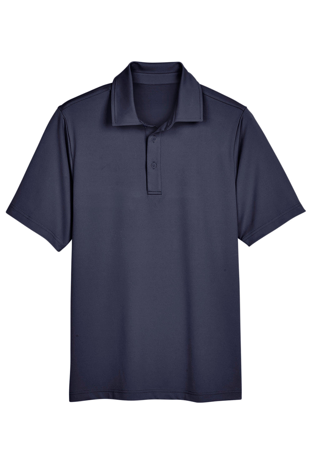 Devon & Jones DG21 Mens CrownLux Range Flex Performance Moisture Wicking Short Sleeve Polo Shirt Navy Blue Flat Front