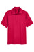 Devon & Jones DG21 Mens CrownLux Range Flex Performance Moisture Wicking Short Sleeve Polo Shirt Red Flat Front