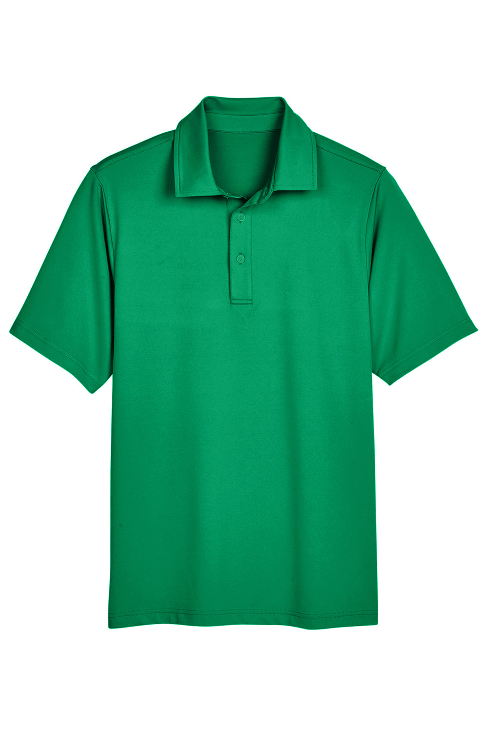 Devon & Jones DG21 Mens CrownLux Range Flex Performance Moisture Wicking Short Sleeve Polo Shirt Kelly Green Flat Front