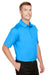 Devon & Jones DG21 Mens CrownLux Range Flex Performance Moisture Wicking Short Sleeve Polo Shirt Ocean Blue Model 3q