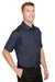 Devon & Jones DG21 Mens CrownLux Range Flex Performance Moisture Wicking Short Sleeve Polo Shirt Navy Blue Model 3q