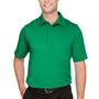 Devon & Jones Mens CrownLux Range Flex Performance Moisture Wicking Short Sleeve Polo Shirt - Kelly Green