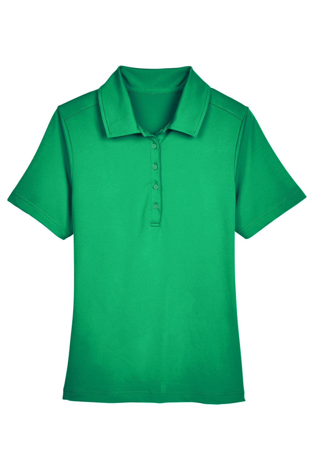 Devon & Jones DG21W Womens CrownLux Range Flex Performance Moisture Wicking Short Sleeve Polo Shirt Kelly Green Flat Front