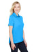 Devon & Jones DG21W Womens CrownLux Range Flex Performance Moisture Wicking Short Sleeve Polo Shirt Ocean Blue Model 3q