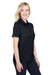 Devon & Jones DG21W Womens CrownLux Range Flex Performance Moisture Wicking Short Sleeve Polo Shirt Black Model 3q