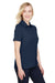 Devon & Jones DG21W Womens CrownLux Range Flex Performance Moisture Wicking Short Sleeve Polo Shirt Navy Blue Model 3q