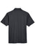 Devon & Jones DG22 Mens CrownLux Address Melange Performance Moisture Wicking Short Sleeve Polo Shirt Heather Black Flat Back