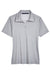 Devon & Jones DG22W Womens CrownLux Address Melange Performance Moisture Wicking Short Sleeve Polo Shirt Heather Grey Flat Front