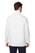 Devon & Jones DG400 Mens New Classics Performance Moisture Wicking 1/4 Zip Sweatshirt White Model Back