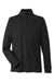 Devon & Jones DG400 Mens New Classics Performance Moisture Wicking 1/4 Zip Sweatshirt Black Flat Front