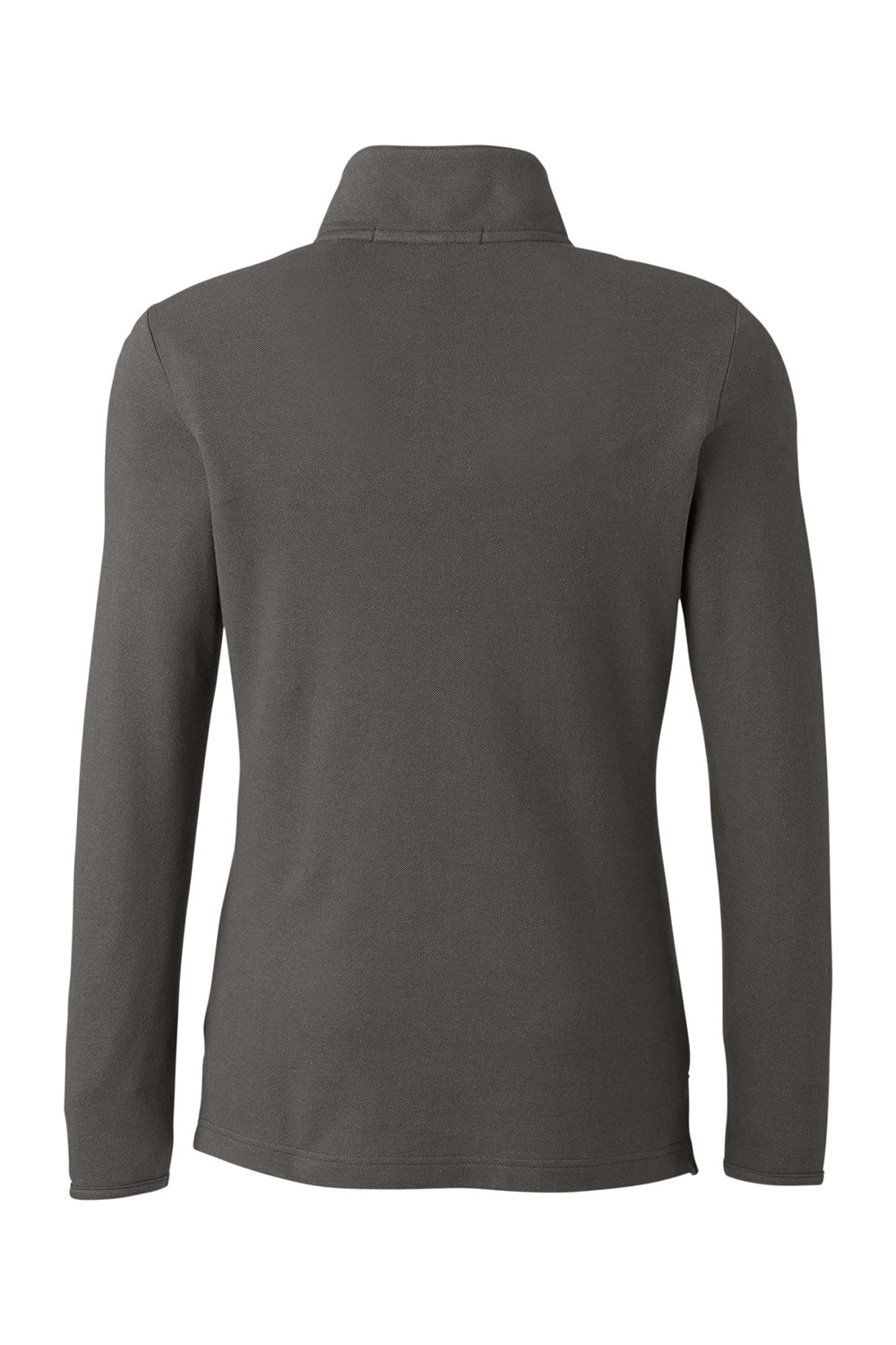 Devon & Jones DG400W Womens New Classics Performance Moisture Wicking 1/4 Zip Sweatshirt Graphite Grey Flat Back