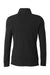 Devon & Jones DG400W Womens New Classics Performance Moisture Wicking 1/4 Zip Sweatshirt Black Flat Back