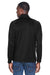 Devon & Jones DG420 Mens Compass Stretch Tech Moisture Wicking Full Zip Sweatshirt Black Model Back