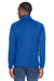 Devon & Jones DG420 Mens Compass Stretch Tech Moisture Wicking Full Zip Sweatshirt True Royal Blue Model Back