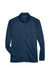 Devon & Jones DG420 Mens Compass Stretch Tech Moisture Wicking Full Zip Sweatshirt Heather Navy Blue Flat Front