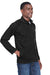 Devon & Jones DG420 Mens Compass Stretch Tech Moisture Wicking Full Zip Sweatshirt Black Model 3q