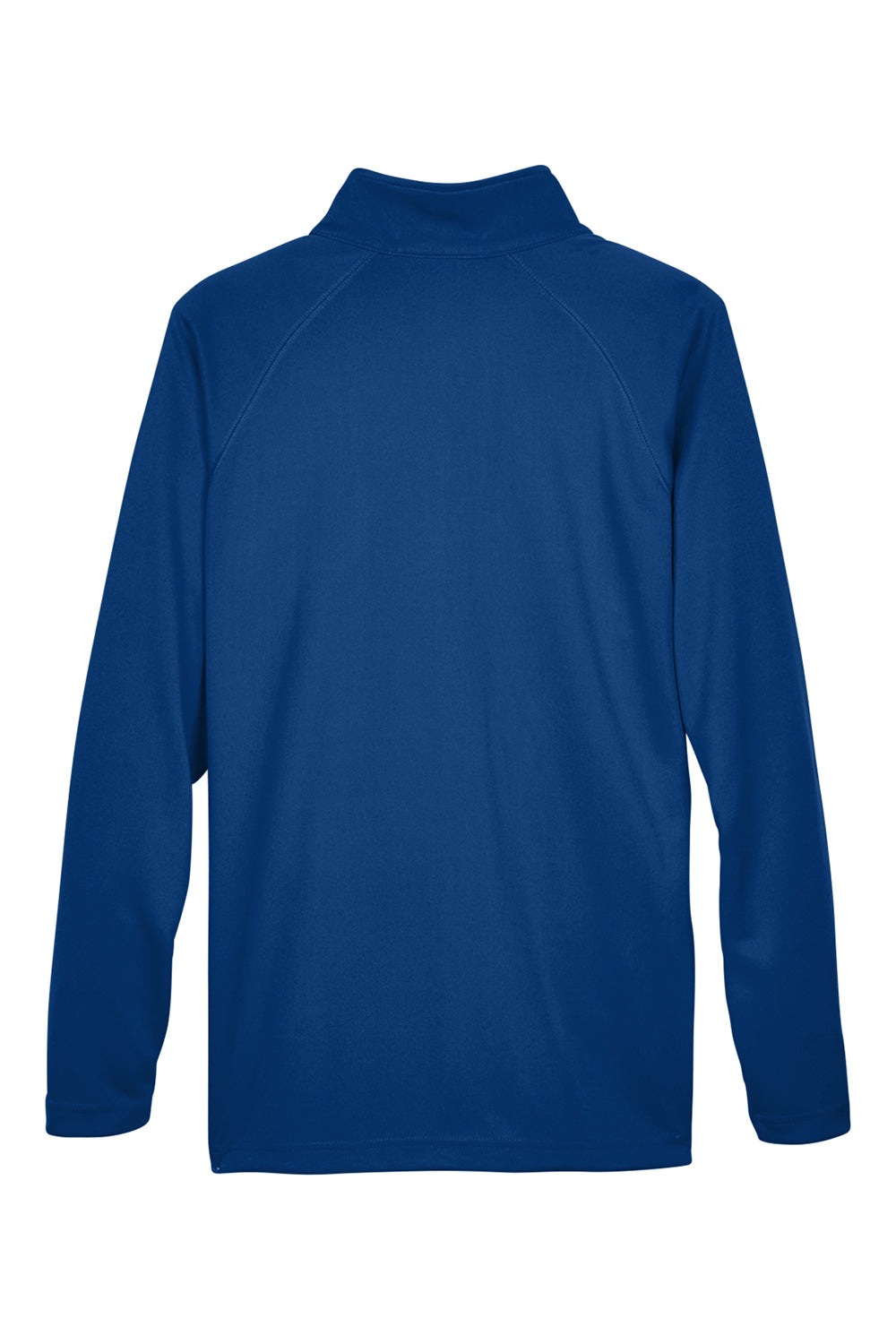 Devon & Jones DG440 Mens Compass Stretch Tech Moisture Wicking 1/4 Zip Sweatshirt True Royal Blue Flat Back