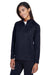 Devon & Jones DG440W Womens Compass Stretch Tech Moisture Wicking 1/4 Zip Sweatshirt Navy Blue Model 3q