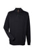 Devon & Jones DG478 Mens Manchester Jersey 1/4 Zip Sweater Black Flat Front