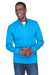 Devon & Jones DG479 Mens DryTec20 Performance Moisture Wicking 1/4 Zip Sweatshirt Ocean Blue Model Front