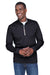 Devon & Jones DG479 Mens DryTec20 Performance Moisture Wicking 1/4 Zip Sweatshirt Black Model Front