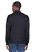 Devon & Jones DG479 Mens DryTec20 Performance Moisture Wicking 1/4 Zip Sweatshirt Black Model Back