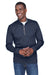 Devon & Jones DG479 Mens DryTec20 Performance Moisture Wicking 1/4 Zip Sweatshirt Navy Blue Model Front