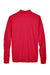 Devon & Jones DG479 Mens DryTec20 Performance Moisture Wicking 1/4 Zip Sweatshirt Red Flat Back