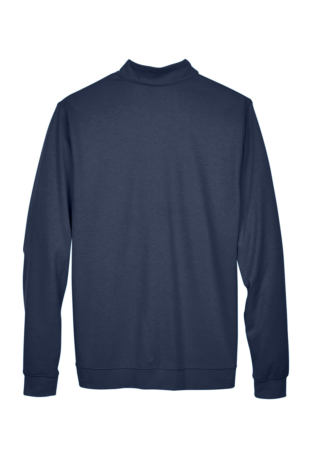 Devon & Jones DG479 Mens DryTec20 Performance Moisture Wicking 1/4 Zip Sweatshirt Navy Blue Flat Back