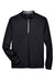 Devon & Jones DG479 Mens DryTec20 Performance Moisture Wicking 1/4 Zip Sweatshirt Black Flat Front