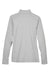 Devon & Jones DG479W Womens DryTec20 Performance Moisture Wicking 1/4 Zip Sweatshirt Heather Grey Flat Back