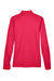 Devon & Jones DG479W Womens DryTec20 Performance Moisture Wicking 1/4 Zip Sweatshirt Red Flat Back