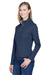 Devon & Jones DG479W Womens DryTec20 Performance Moisture Wicking 1/4 Zip Sweatshirt Navy Blue Model 3q