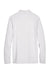 Devon & Jones DG480 Mens CrownLux Clubhouse Performance Moisture Wicking 1/4 Zip Sweatshirt Silver Grey Flat Back