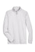 Devon & Jones DG480 Mens CrownLux Clubhouse Performance Moisture Wicking 1/4 Zip Sweatshirt Silver Grey Flat Front