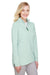 Devon & Jones DG480W Womens CrownLux Clubhouse Performance Moisture Wicking 1/4 Zip Sweatshirt Kelly Green Model 3q