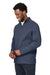 Devon & Jones DG481 Mens New Classics Charleston 1/4 Zip Sweatshirt Navy Blue Melange Model 3q