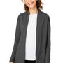 Devon & Jones Womens New Classics Charleston Cardigan Sweater - Black Melange