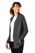 Devon & Jones DG481W Womens New Classics Charleston Cardigan Sweater Black Melange Model 3q